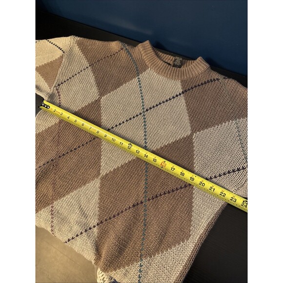 Structure Mens XL Vintage 90’s Sweater Cable Knit‎ Golf Preppy Country Club - Picture 8 of 10